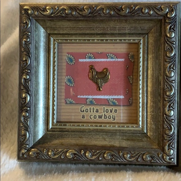 Set of Cowboy/Cowgirl Framed Art - Gold Charm Inc. - Picture 2 of 8